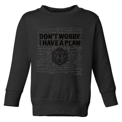 D20 Dice Roll 1 Funny Dungeon Gamer Critical Fail Dragon Toddler Sweatshirt