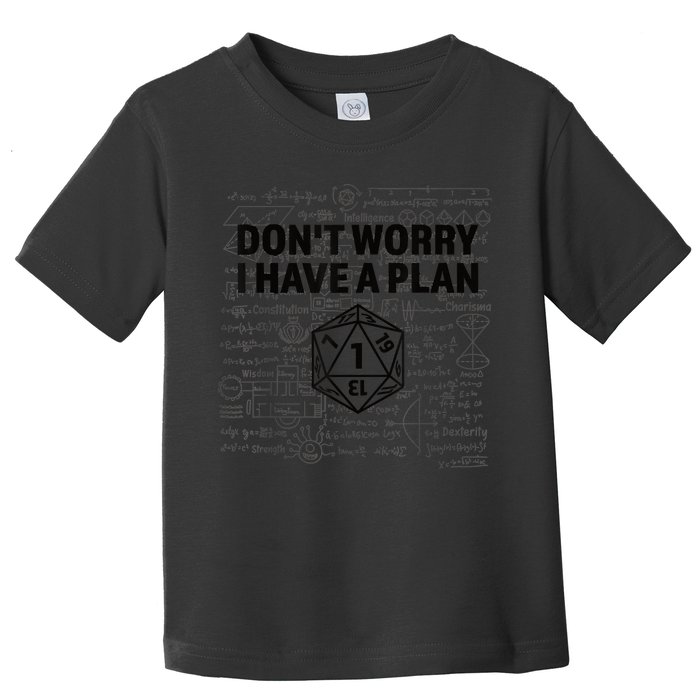 D20 Dice Roll 1 Funny Dungeon Gamer Critical Fail Dragon Toddler T-Shirt