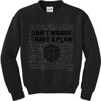 D20 Dice Roll 1 Funny Dungeon Gamer Critical Fail Dragon Kids Sweatshirt