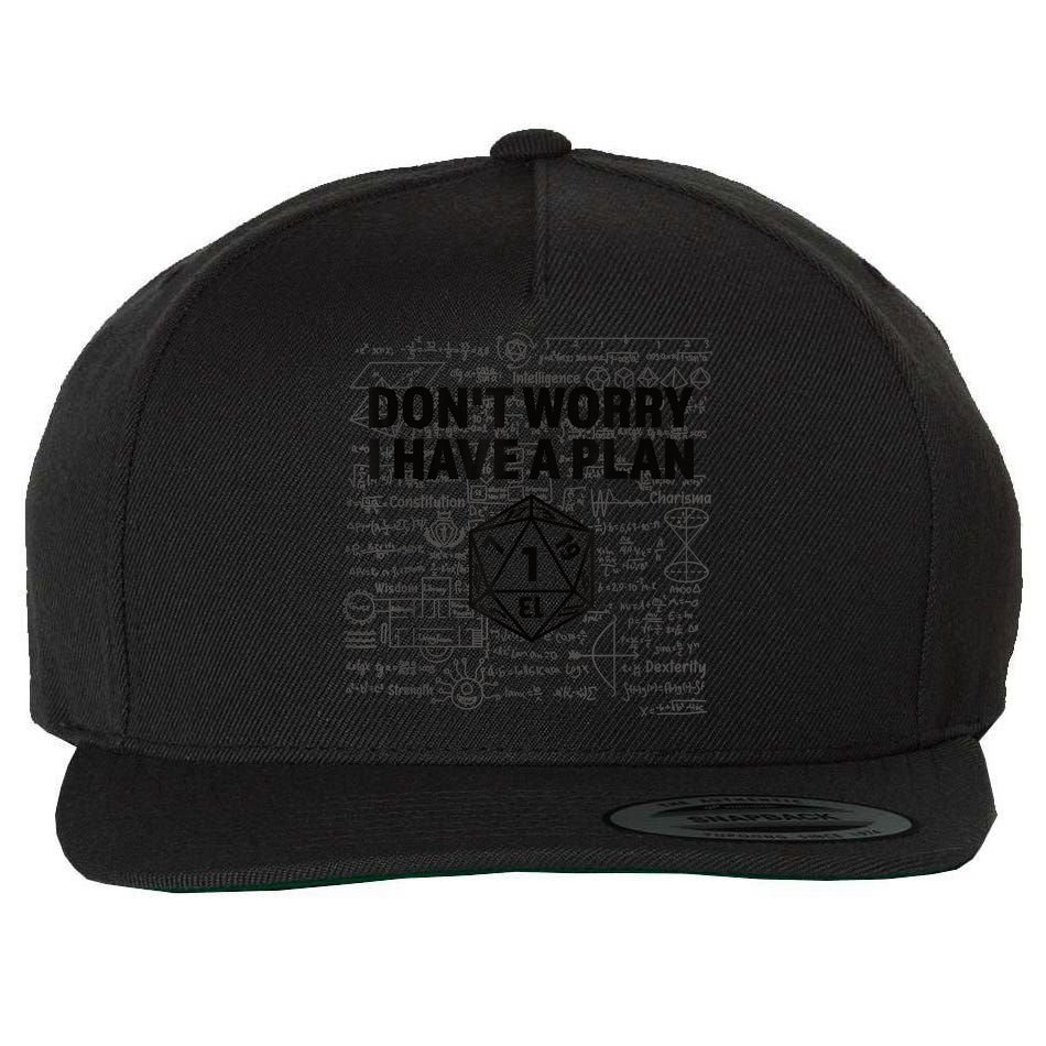 D20 Dice Roll 1 Funny Dungeon Gamer Critical Fail Dragon Wool Snapback Cap