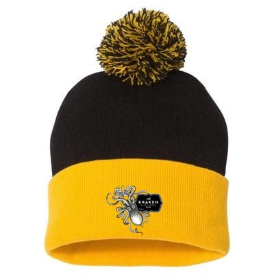Drink! Pom Pom 12in Knit Beanie