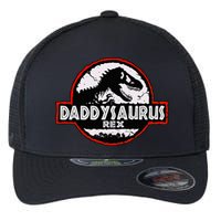 Dinosaur Daddysaurus Rex Father Day For Dad Funny Gifts Idea Flexfit Unipanel Trucker Cap