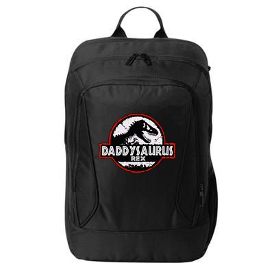 Dinosaur Daddysaurus Rex Father Day For Dad Funny Gifts Idea City Backpack