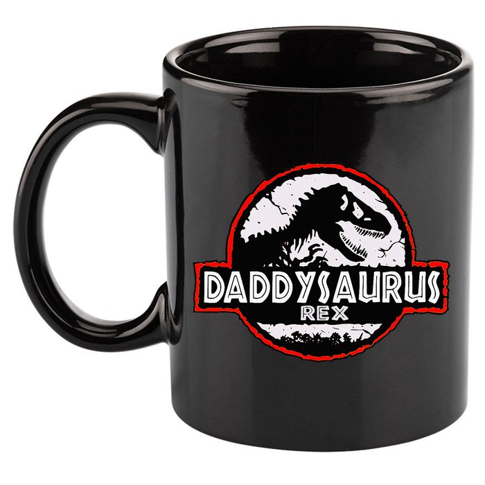 Dinosaur Daddysaurus Rex Father Day For Dad Funny Gifts Idea 11oz C Handle Ceramic Mug