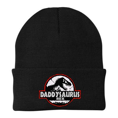 Dinosaur Daddysaurus Rex Father Day For Dad Funny Gifts Idea Beanie