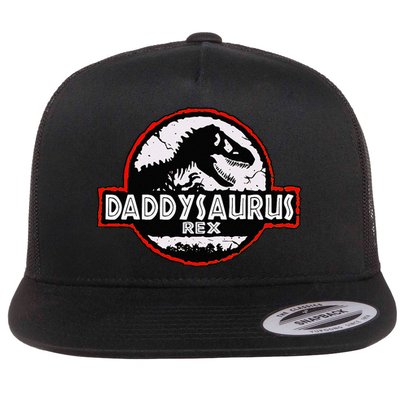Dinosaur Daddysaurus Rex Father Day For Dad Funny Gifts Idea Flatbill Hat