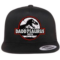 Dinosaur Daddysaurus Rex Father Day For Dad Funny Gifts Idea Flatbill Hat