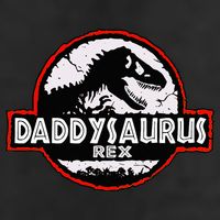 Dinosaur Daddysaurus Rex Father Day For Dad Funny Gifts Idea 25L Jumbo Tote