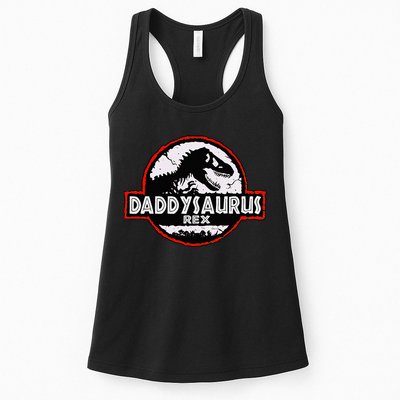 Dinosaur Daddysaurus Rex Father Day For Dad Funny Gifts Idea Womens Tank Top