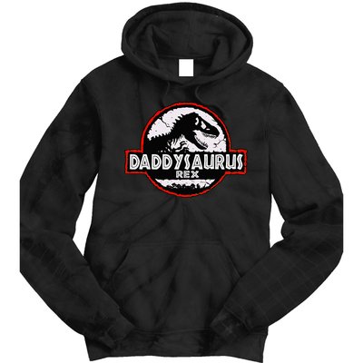 Dinosaur Daddysaurus Rex Father Day For Dad Funny Gifts Idea Tie Dye Hoodie