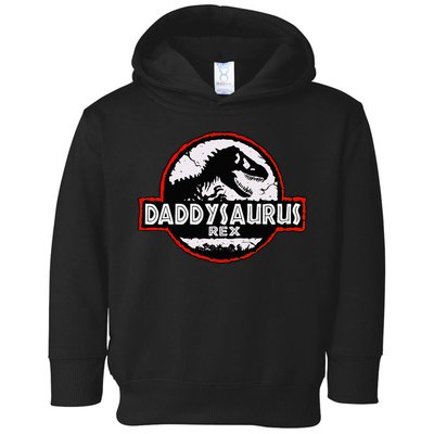 Dinosaur Daddysaurus Rex Father Day For Dad Funny Gifts Idea Toddler Hoodie