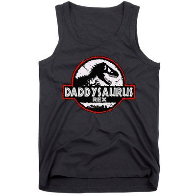 Dinosaur Daddysaurus Rex Father Day For Dad Funny Gifts Idea Tank Top