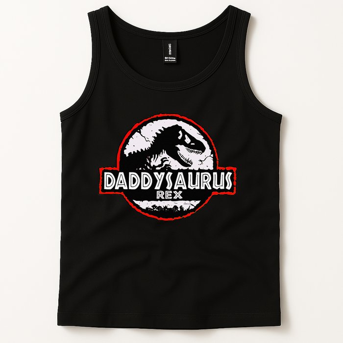 Dinosaur Daddysaurus Rex Father Day For Dad Funny Gifts Idea Tank Top