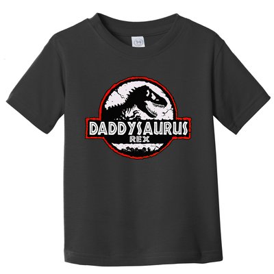 Dinosaur Daddysaurus Rex Father Day For Dad Funny Gifts Idea Toddler T-Shirt