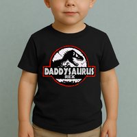 Dinosaur Daddysaurus Rex Father Day For Dad Funny Gifts Idea Toddler T-Shirt