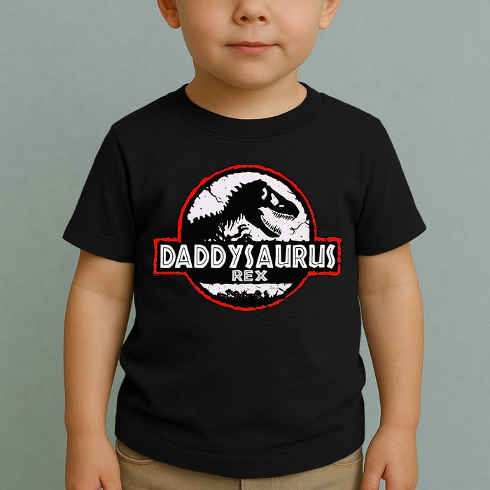 Dinosaur Daddysaurus Rex Father Day For Dad Funny Gifts Idea Toddler T-Shirt
