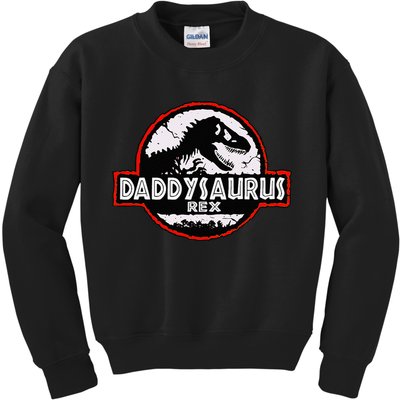 Dinosaur Daddysaurus Rex Father Day For Dad Funny Gifts Idea Kids Sweatshirt