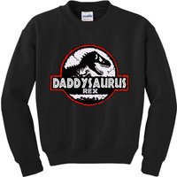 Dinosaur Daddysaurus Rex Father Day For Dad Funny Gifts Idea Kids Sweatshirt