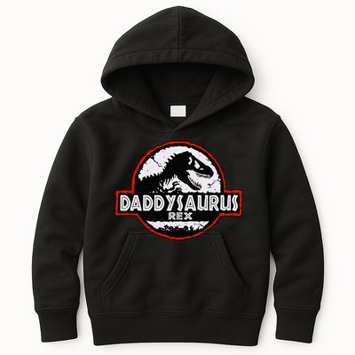 Dinosaur Daddysaurus Rex Father Day For Dad Funny Gifts Idea Kids Hoodie