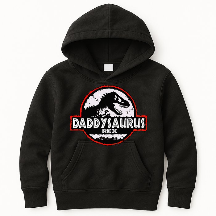 Dinosaur Daddysaurus Rex Father Day For Dad Funny Gifts Idea Kids Hoodie