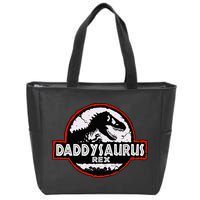 Dinosaur Daddysaurus Rex Father Day For Dad Funny Gifts Idea Zip Tote Bag