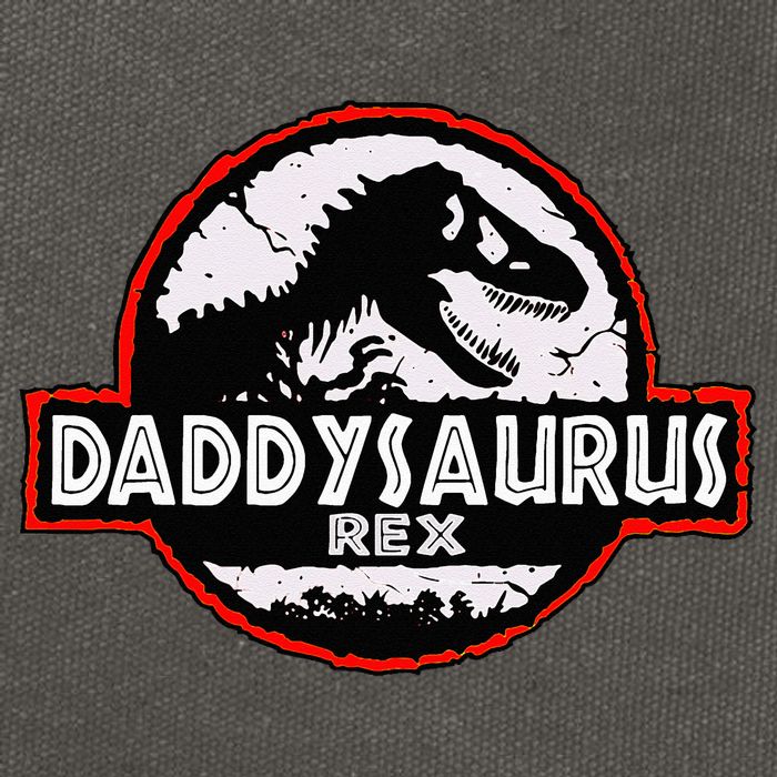 Dinosaur Daddysaurus Rex Father Day For Dad Funny Gifts Idea Cotton Canvas Backpack