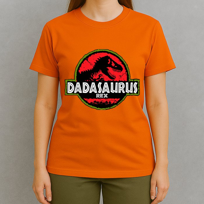 Dadasaurus Dinosaur Rex Father Day For Dad Funny Gift T-Shirt