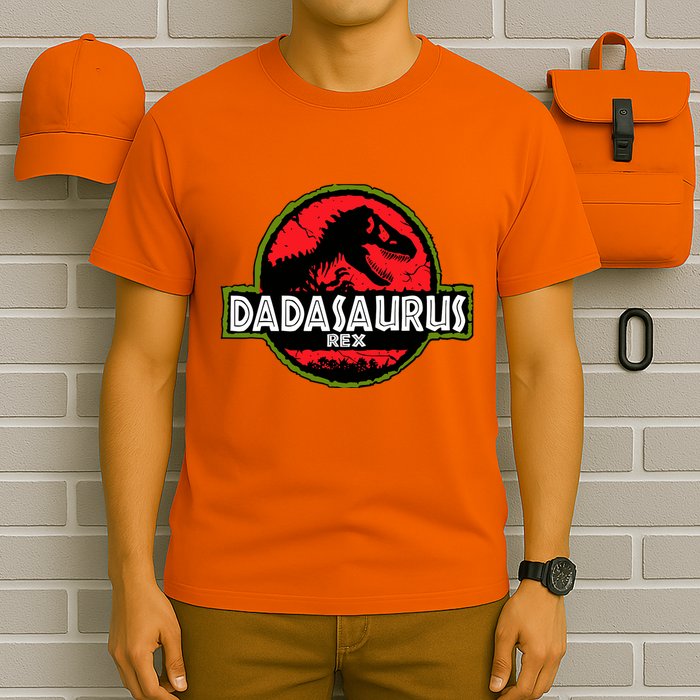 Dadasaurus Dinosaur Rex Father Day For Dad Funny Gift T-Shirt