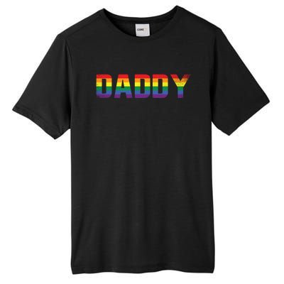 Daddy Dad Rainbow Flag Queer Lesbian Priide Csd Lgbt Gift Tall Fusion ChromaSoft Performance T-Shirt