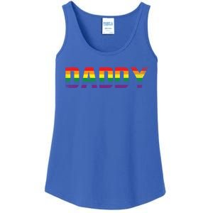 Daddy Dad Rainbow Flag Queer Lesbian Priide Csd Lgbt Gift Ladies Essential Tank