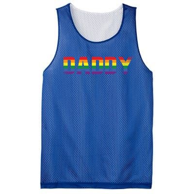 Daddy Dad Rainbow Flag Queer Lesbian Priide Csd Lgbt Gift Mesh Reversible Basketball Jersey Tank