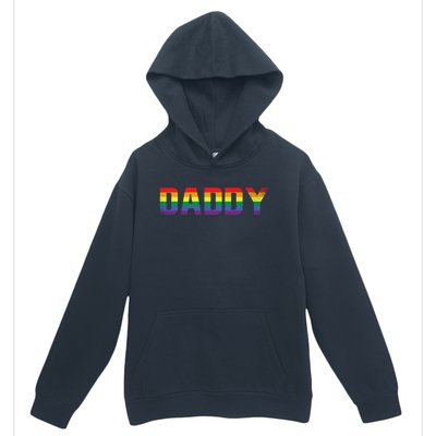 Daddy Dad Rainbow Flag Queer Lesbian Priide Csd Lgbt Gift Urban Pullover Hoodie