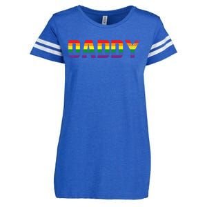 Daddy Dad Rainbow Flag Queer Lesbian Priide Csd Lgbt Gift Enza Ladies Jersey Football T-Shirt