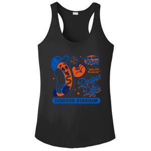 Dodger Dogs Since 1962 Ladies PosiCharge Competitor Racerback Tank