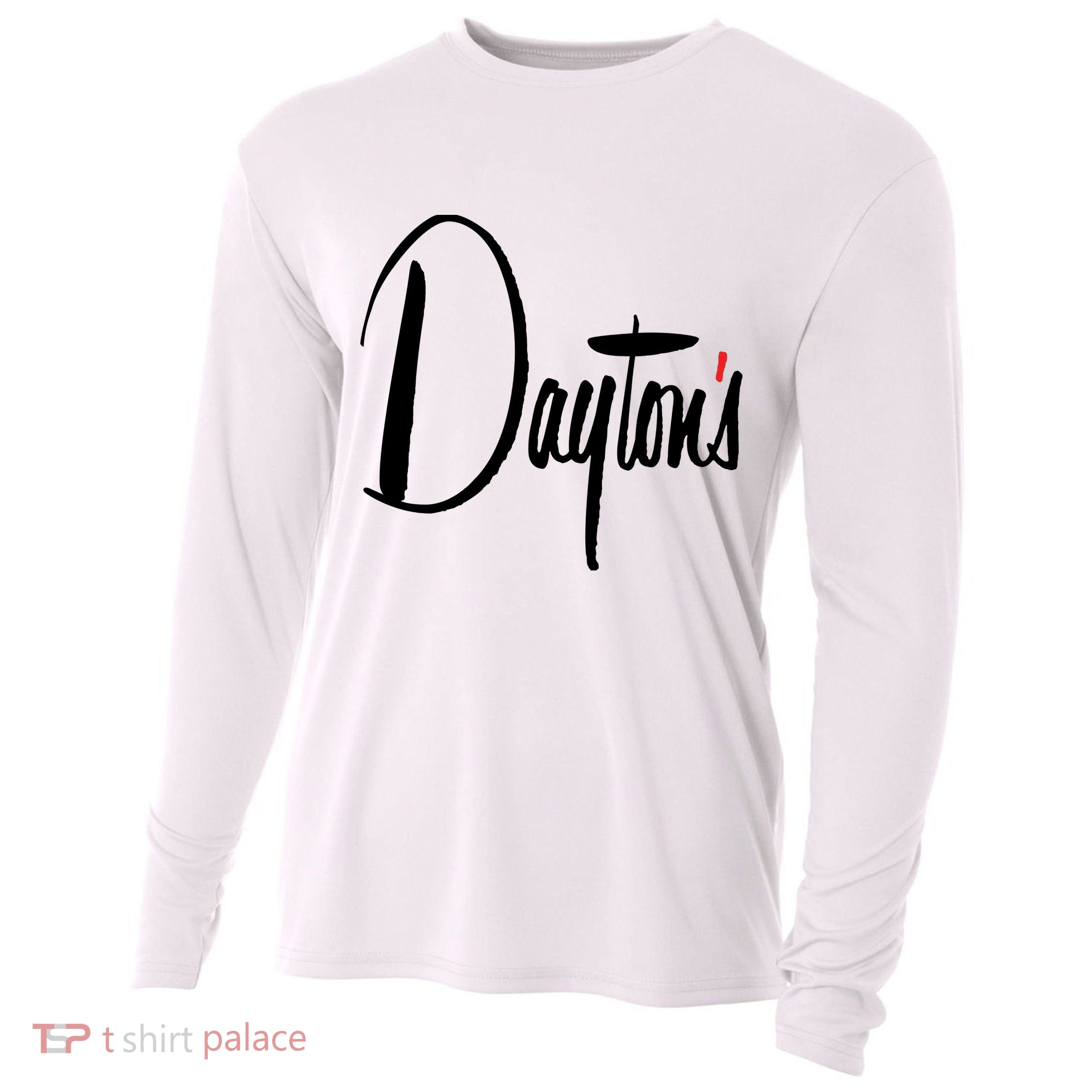 Defunct Dept Store Dayton's Cooling Performance Long Sleeve Crew