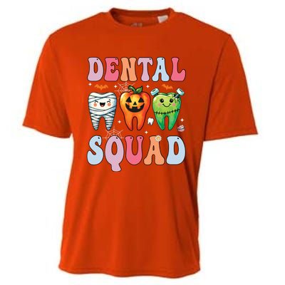 Dental Dentist Squad Funny Halloween Dental Team Costume Gift Cooling Performance Crew T-Shirt