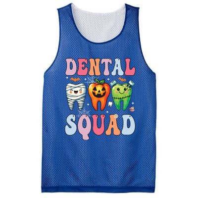 Dental Dentist Squad Funny Halloween Dental Team Costume Gift Mesh Reversible Basketball Jersey Tank