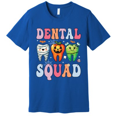 Dental Dentist Squad Funny Halloween Dental Team Costume Gift Premium T-Shirt