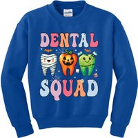 Dental Dentist Squad Funny Halloween Dental Team Costume Gift Kids Sweatshirt