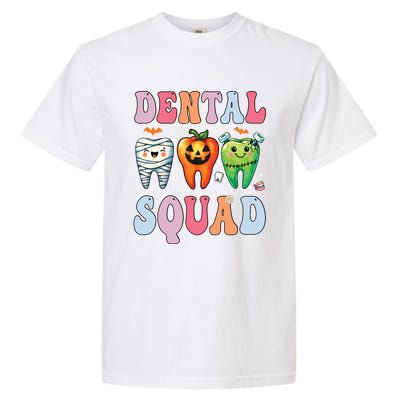 Dental Dentist Squad Funny Halloween Dental Team Costume Gift Garment-Dyed Heavyweight T-Shirt