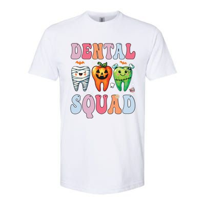 Dental Dentist Squad Funny Halloween Dental Team Costume Gift Softstyle CVC T-Shirt