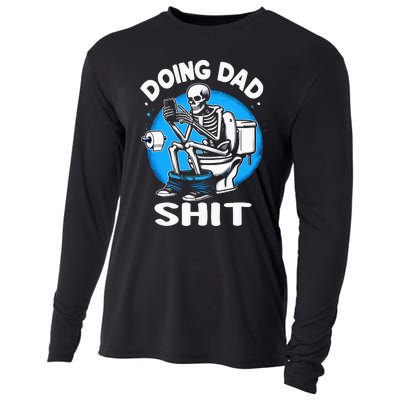 Doing Dad Shit Funny FatherS Day Cooling Performance Long Sleeve Crew