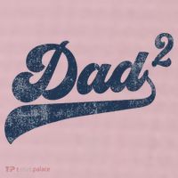Dad2 Dad Squared Gifts Father Of Two Daddy 2 Second Time Dad 25L Jumbo Tote