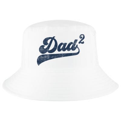 Dad2 Dad Squared Gifts Father Of Two Daddy 2 Second Time Dad Cool Comfort Performance Bucket Hat