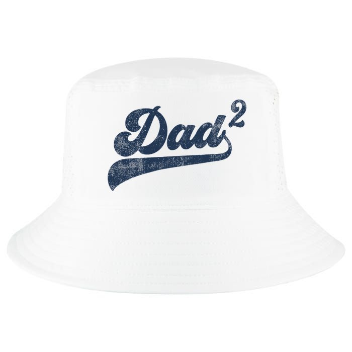 Dad2 Dad Squared Gifts Father Of Two Daddy 2 Second Time Dad Cool Comfort Performance Bucket Hat