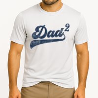 Dad2 Dad Squared Gifts Father Of Two Daddy 2 Second Time Dad Performance Shirt