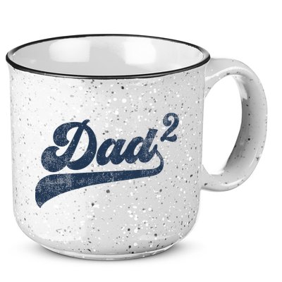 Dad2 Dad Squared Gifts Father Of Two Daddy 2 Second Time Dad 15oz Campfire Ceramic Mug