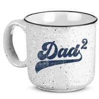 Dad2 Dad Squared Gifts Father Of Two Daddy 2 Second Time Dad 15oz Campfire Ceramic Mug