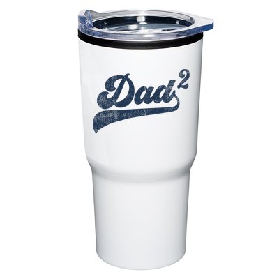Dad2 Dad Squared Gifts Father Of Two Daddy 2 Second Time Dad Tumbler