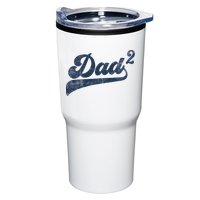 Dad2 Dad Squared Gifts Father Of Two Daddy 2 Second Time Dad Tumbler